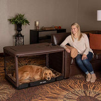 Pet Gear “The Other Door” 4 Door Steel Crate with Plush Bed + Travel Bag for Cats/Dogs - BESTMASCOTA.COM