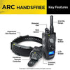 Dogtra ARC Handsfree - Collar de entrenamiento remoto para perro, rango de 3/4 millas, control remoto manos libres, impermeable, recargable, corrección estática, vibración, incluye pulsador de entrenamiento para perro PetsTEK - BESTMASCOTA.COM