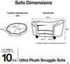 Sofá cama para mascotas acurrucadas de Enchanted Home Pet - BESTMASCOTA.COM