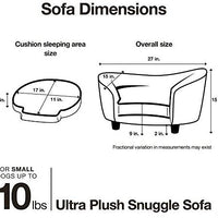 Sofá cama para mascotas acurrucadas de Enchanted Home Pet - BESTMASCOTA.COM