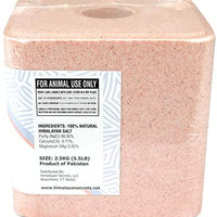 Lecho de sal del Himalaya comprimido para caballo, vaca, cabra, etc. Hecho de sal del Himalaya especialmente seleccionada de mayor calidad – Minerales distribuidos uniformemente – 100% puro y natural - BESTMASCOTA.COM