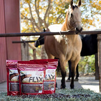 Flix 9 libras, 100% linaza saludables para caballos, alto en Omega-3 - BESTMASCOTA.COM