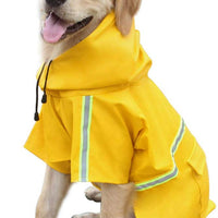 Chubasquero para perros de ocio, impermeable, ligero, chaqueta reflectante, con capucha para perros pequeños, medianos y grandes - BESTMASCOTA.COM