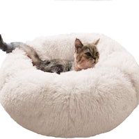 Cama para perro o gato BinetGo, cojín de piel sintética para perro o gato, alivio de articulaciones y mejor sueño, lavable a máquina, parte inferior impermeable - BESTMASCOTA.COM