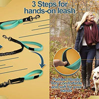 SparklyPets Hands-Free Dog Leash for Medium and Large Dogs – Professional Harness with Reflective Stitches for Training, Walking, Jogging and Running Your Pet - BESTMASCOTA.COM