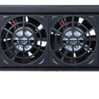 NTRA Ventilador de refrigeración para acuario, suministros de tanque de peces, ajustable, 2 3 4 cabezales, silencioso, viento frío, duradero, mini control de temperatura, clip en enfriador, ahorro de energía, fresco marino (FS 602) - BESTMASCOTA.COM