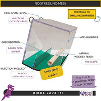 Birds Love - Bandeja para pájaros (renovada) - BESTMASCOTA.COM