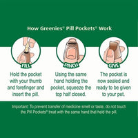 GREENIES Pill Pockets Natural Dog Treats, Capsule Size, Duck & Pea Flavor - BESTMASCOTA.COM