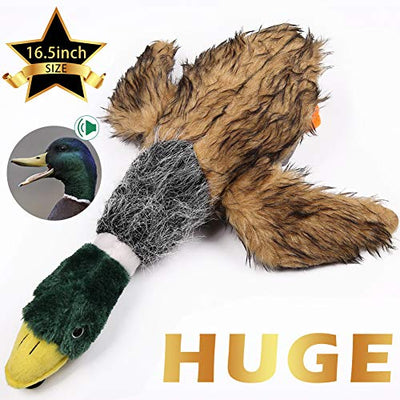 Juguete para perro de Wangstar Pet Mallard, juguete para perro chirriante, juguete para perros pequeños y medianos - BESTMASCOTA.COM