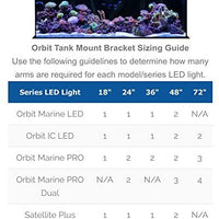 Current USA Orbit - Soporte ajustable para tanque, Orbit LED Soporte individual ajustable - BESTMASCOTA.COM