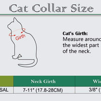 PAWCHIE - Collar ajustable para gato con campana, diseño de patrón oceánico para gatito (3 unidades) - BESTMASCOTA.COM