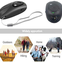 PetUlove - Dispositivo de control de ladridos para perros, dispositivo ultrasónico antiladrido, frecuencia ajustable, dispositivo de entrenamiento para perros con indicador LED, correa de muñeca para interiores y exteriores - BESTMASCOTA.COM