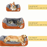 Cama para perro de lujo para mascotas, sofá supersuave para mascotas, cama para gatos, tumbona antideslizante para mascotas, cama para mascotas de primera calidad, calentamiento automático y transpirable - BESTMASCOTA.COM
