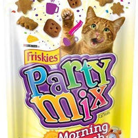 Purina Friskies Party Mix – Mañana Munch Crunch – Huevo, Bacon, queso Sabores 2.1 Onzas (Paquete de 3) - BESTMASCOTA.COM