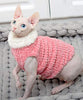 Kitipcoo Sphynx - Ropa de invierno para gatos, abrigo de pelo sintético cálido, abrigo de cuello alto para gatos, pijamas para gatos y perros pequeños, suéteres para gatos sin pelo - BESTMASCOTA.COM