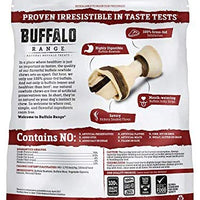 Buffalo Gama de cuero crudo, bocadillos para perros | saludables, alimentados con hierba, Buffalo Jerky crudo, escondite masticables | sabor ahumado de nogal - BESTMASCOTA.COM