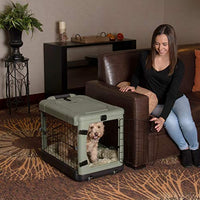 Pet Gear “The Other Door” 4 Door Steel Crate with Plush Bed + Travel Bag for Cats/Dogs - BESTMASCOTA.COM