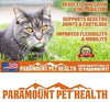 Paramount mascota salud líquido Glucosamina para gatos | Gato cadera y suplemento líquido las articulaciones con glucosamina condroitina MSM y taurina | Fabricado en EE. UU. - BESTMASCOTA.COM