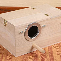 YJJKJ - Caja de madera para periquitos y cacatúas - BESTMASCOTA.COM