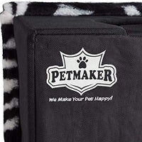 PETMAKER Casa para mascotas otomana – plegable multiusos gato o perro pequeño cubo y reposapiés con cojín superior e interior almohada - BESTMASCOTA.COM