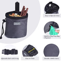 Vivaglory - Bolsa de regalo para perros con manos libres y cintura ajustable y dispensador de bolsas de residuos para perros, 2 maneras de llevar - BESTMASCOTA.COM