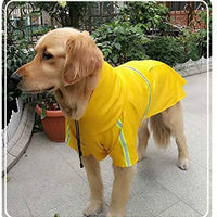 Chubasquero para perros de ocio, impermeable, ligero, chaqueta reflectante, con capucha para perros pequeños, medianos y grandes - BESTMASCOTA.COM
