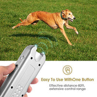 Geohee ELenest - Repelente de perro de mano, disuasorio ultrasónico por infrarrojos, tapón de corteza + entrenamiento para perros de buen comportamiento - BESTMASCOTA.COM