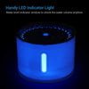 NICREW Fuente de agua para gatos, fuente de agua LED para mascotas para perros pequeños, dispensador de agua para gatos con luz nocturna LED y parte superior de acero inoxidable, 2 filtros incluidos - BESTMASCOTA.COM