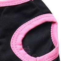 Ollypet Pack of 2 Dog Clothes for Small Dogs Dress Girl Puppy Cat Pink Pet Cute Black Summer Apparel Chihuahua Yorkie Outfit - BESTMASCOTA.COM