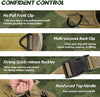 Rabbitgoo Tactical Dog Harness Vest Large with Handle, Military Working Dog Molle Vest with Metal Buckles & Loop Panels, No-Pull Adjustable Training Harness with Leash Clips for Walking Hiking Hunting - BESTMASCOTA.COM