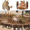 Pikakos Juguetes para masticar hámster, 8/10 piezas, accesorios para jaula de ratas para animales pequeños, cobaya, chinchilla, conejo, juguetes para ocultar y cuidar los dientes - BESTMASCOTA.COM