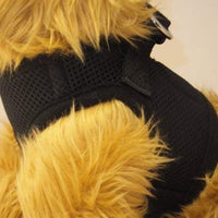 Arnés para perros de malla suave, cómodo para razas pequeñas, cachorros, juguetes, de 2 a 16 lb, en color rosa bebé, azul, negro, rojo, camuflado en tamaño pequeño, mediano, grande y extra grande - BESTMASCOTA.COM