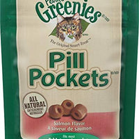 Greenies píldora bolsillos para gatos Salmón Sabor, 45 ct – 6 pack - BESTMASCOTA.COM