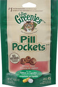 Greenies píldora bolsillos para gatos Salmón Sabor, 45 ct – 6 pack - BESTMASCOTA.COM