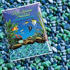 Gravel - Acuario de agua pura con piedras de la naturaleza, color azul - BESTMASCOTA.COM