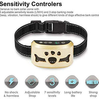 TOTIE Dog Bark Collar -7 Adjustable Sensitivity and Intensity Levels-Dual Anti-Barking Modes Rechargeable/Rainproof/Reflective -No Barking Control Dog Shock Collar for Small Medium Large Dogs - BESTMASCOTA.COM