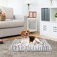 Coohom - Cama de peluche para perro, cama para mascotas, alfombrilla para jaula, cama lavable para perros medianos y grandes - BESTMASCOTA.COM