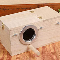 YJJKJ - Caja de madera para periquitos y cacatúas - BESTMASCOTA.COM