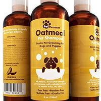 HONEYDEW Champú de avena para mascotas para perros y cachorros – El mejor champú y acondicionador natural para pieles irritadas y secas – Desodorante de fuerza medicada – 8 oz - BESTMASCOTA.COM