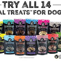 Vital Essentials Freeze-Dried Grain Free Limited Ingredient Dog Treats - BESTMASCOTA.COM
