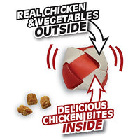 DreamBone Chicken Rattle Ball Masticable para perro, masticable de cuero crudo. - BESTMASCOTA.COM