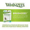 Whimzees Natural Grain Free Dental Dog Treats, Brushzees - BESTMASCOTA.COM