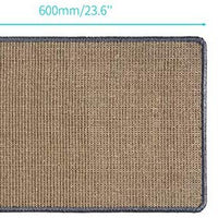 LsaiFater - Alfombra rascadora para gatos, sisal natural, protege alfombras y sofás - BESTMASCOTA.COM