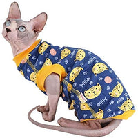 Sphynx - Camisetas de algodón para mascotas con cuello redondo, sin mangas, para gatos y perros pequeños - BESTMASCOTA.COM