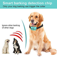 Collar para perro sin ladridos con detección inteligente de vibración y golpes inofensivos – Dispositivo recargable antiladridos para perros pequeños, medianos y grandes - BESTMASCOTA.COM