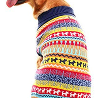 Mihachi – Sudadera para perro, ropa de abrigo de invierno con rayas coloridas para clima frío - BESTMASCOTA.COM