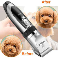 Kit de Corte para mascotas, bajo nivel de ruido Oneisall perro y gato, eléctrico, recargable e inalámbrico Set de cortauñas - BESTMASCOTA.COM