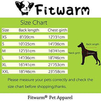 Fitwarm - Ropa para mascotas para perro, pajamas, abrigo, mono PJS, ropa de gato, terciopelo, color marrón - BESTMASCOTA.COM