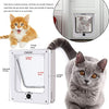 CEESC Puerta para gato, puerta magnética para mascotas con cerradura giratoria de 4 vías para gatos, gatitos y gatitos, versión actualizada - BESTMASCOTA.COM