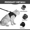 Arnés ajustable para mascotas, gato, gato, gato, gatito, arnés para caminar, chaleco de malla suave con tiras reflectantes, arnés para perros y gatos pequeños - BESTMASCOTA.COM